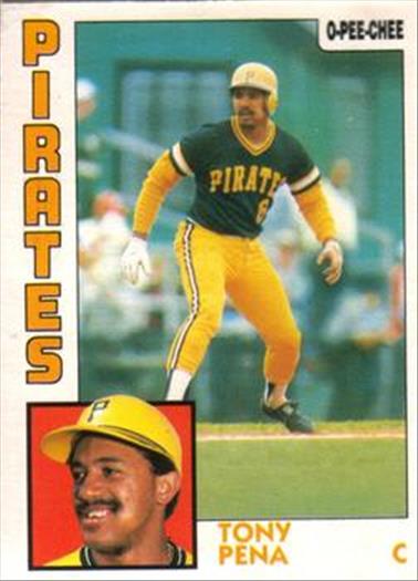 1984 O-Pee-Chee Baseball Cards 152     Tony Pena